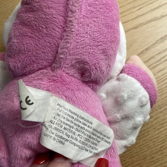Goldberger Toy Baby's First Doll Minky So Soft Rattle Plush Lovey Pink Soft 14” - Picture 5 of 9
